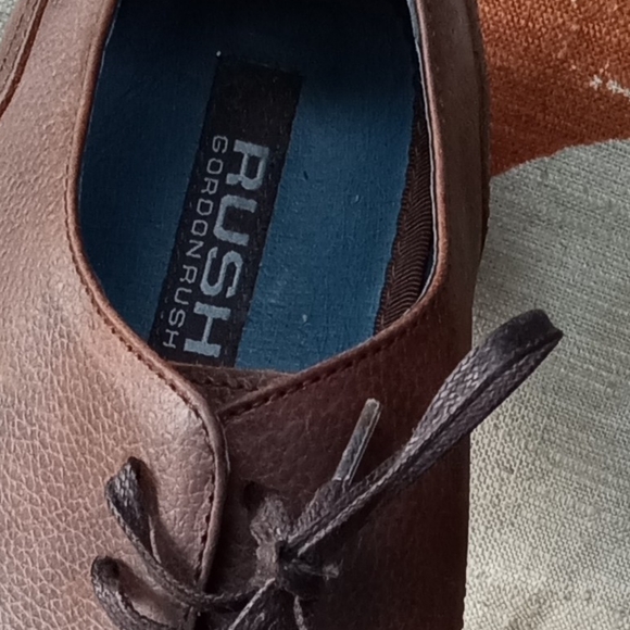 Shoes Mens Like New Leather Style w/Shoelaces No Box - Picture 4 of 5